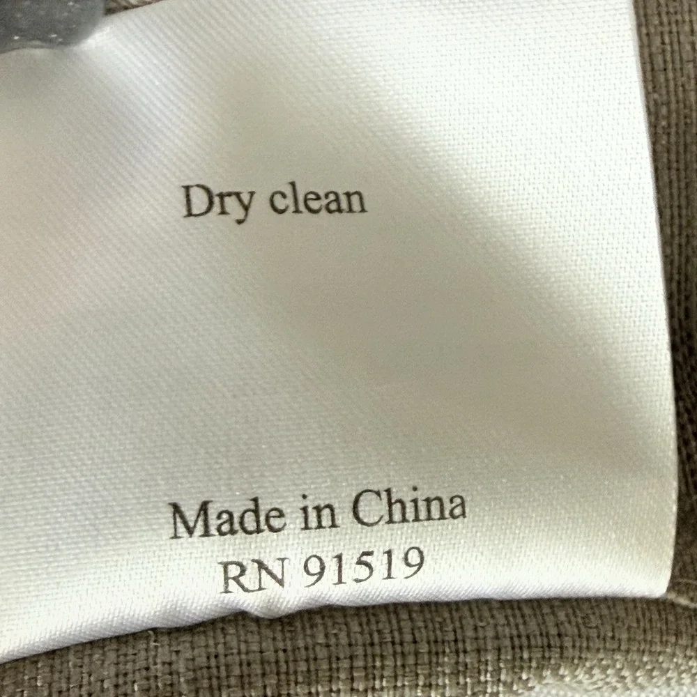 Madison Park Euro Shams Gray With White Embroidered Trim 28 x 28 Set Of 2